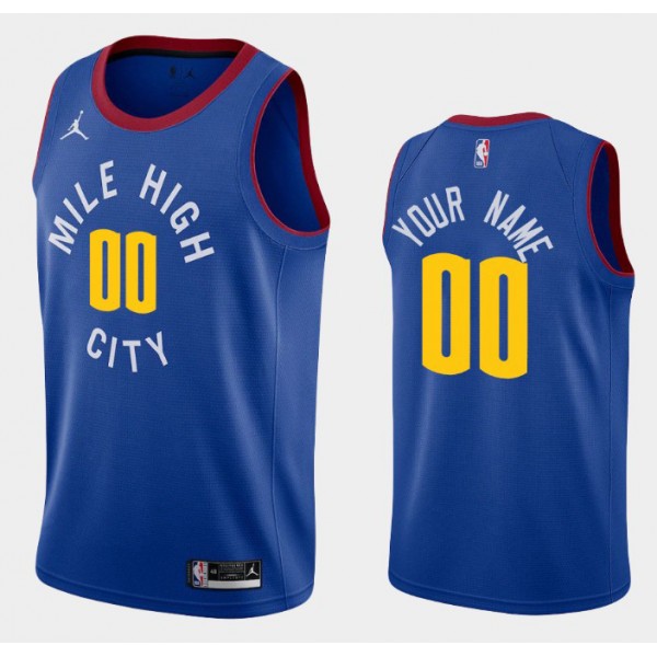 Denver Nuggets Trikot Benutzerdefinierte 2020-2021 Jordan Brand Statement Edition Swingman - Herren Denver Nuggets Trikot Benutzerdefinierte 2020-2021 Jordan Brand Statement Edition Swingman - Herren